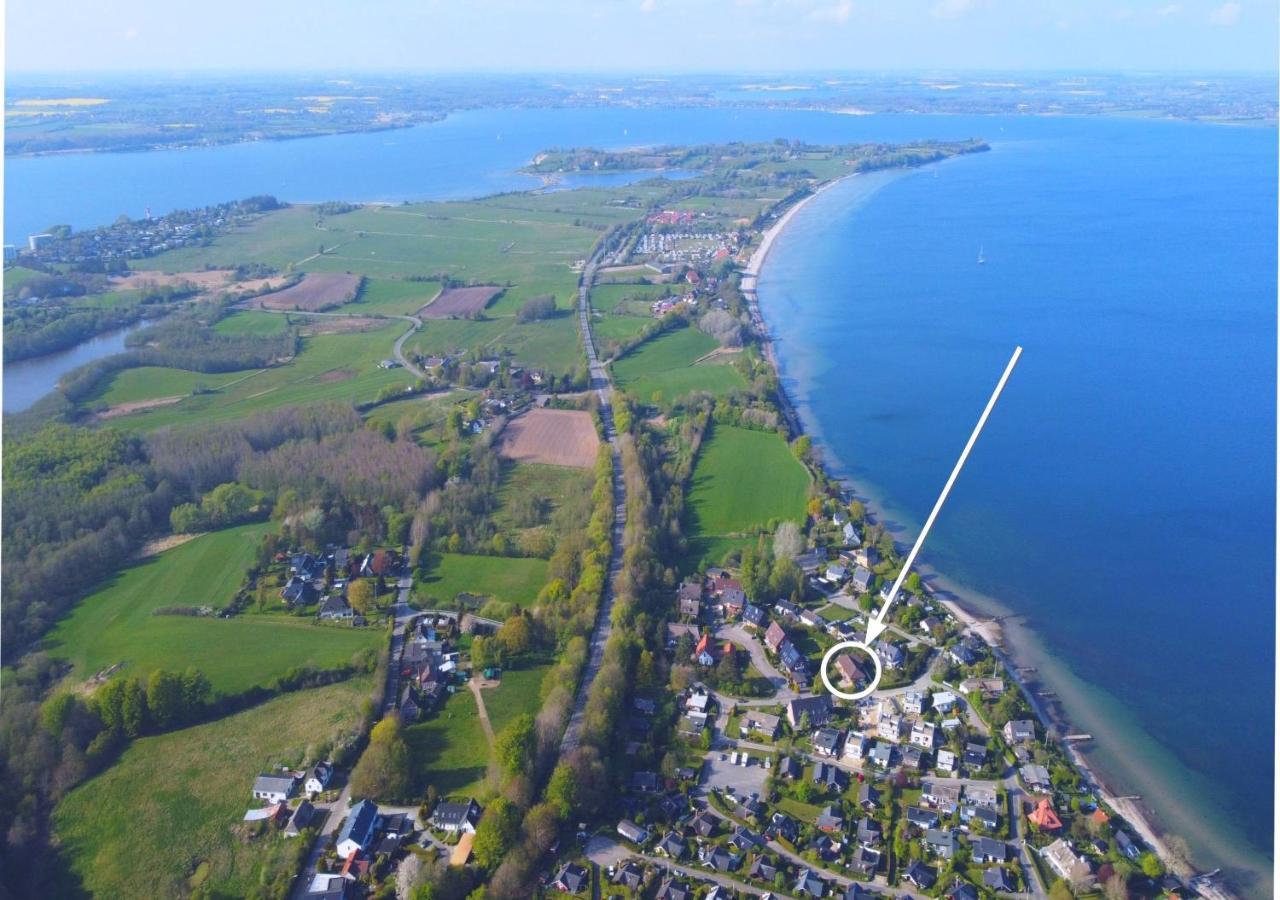 Seeblick I - Geraeumige 90Qm - Ganzes Haus - 50M Zum Naturstrand - Mit Terrasse Und Grossem Garten - Kueche Neu Glücksburg Esterno foto